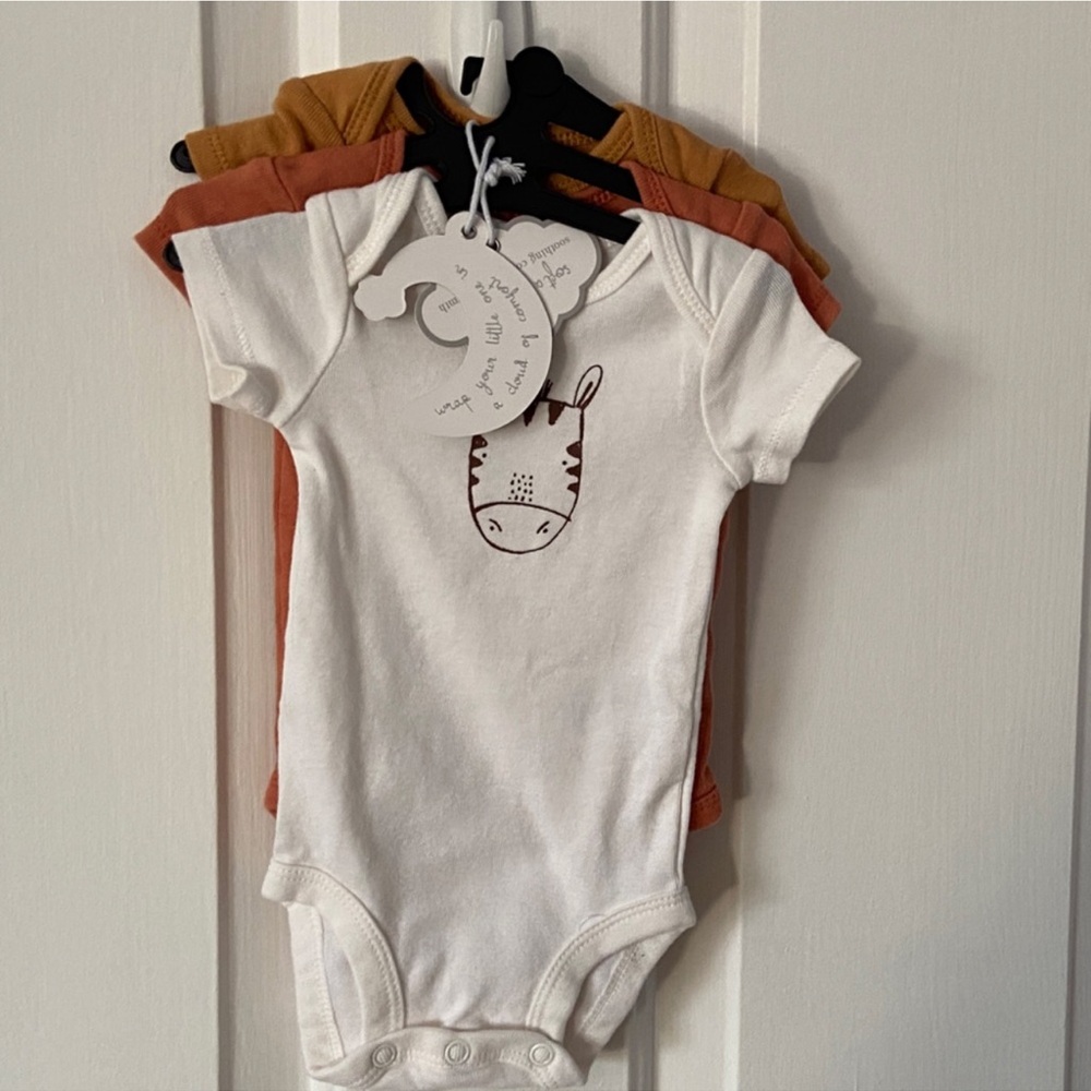 Carter's White Bodysuit with Animal Design